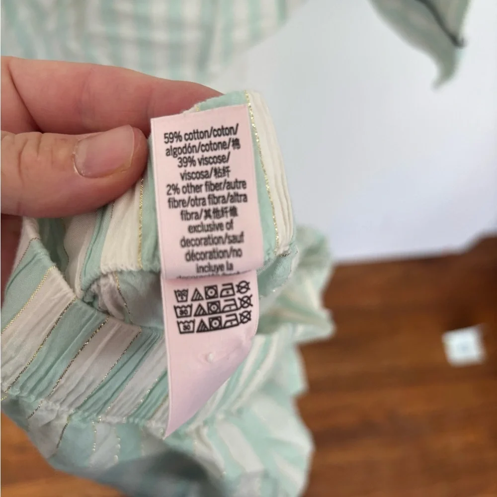 Victoria's Secret Mint and White Striped pajama set - Picture 5 of 5